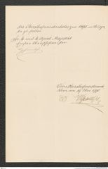 k.k. naturhistorisches Hofmuseum, Intendanzakten 1885-1896 (Hauer), Aktenzahl Z.334/1890, Seite 2